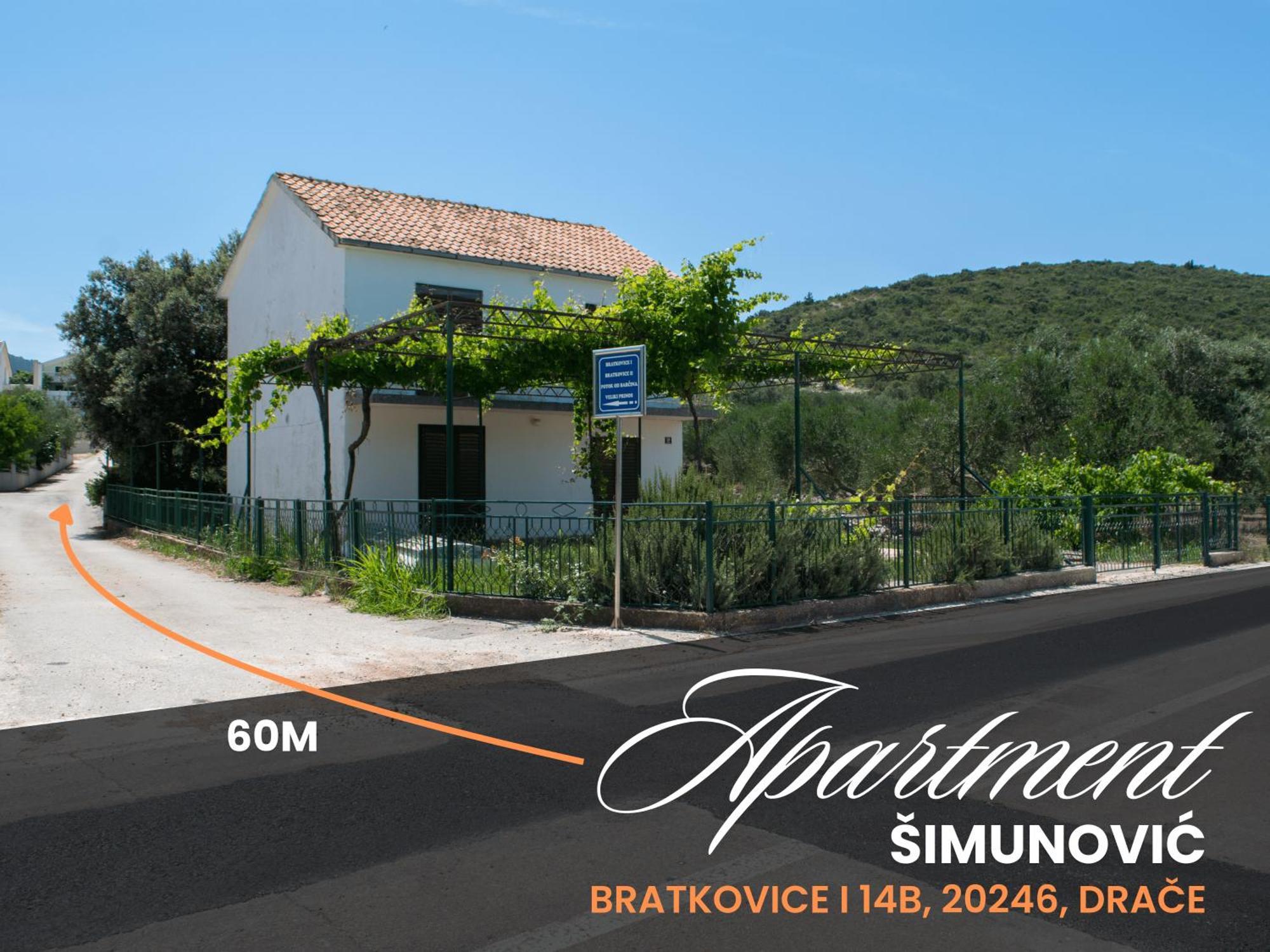 Apartment Simunovic Drače Dış mekan fotoğraf