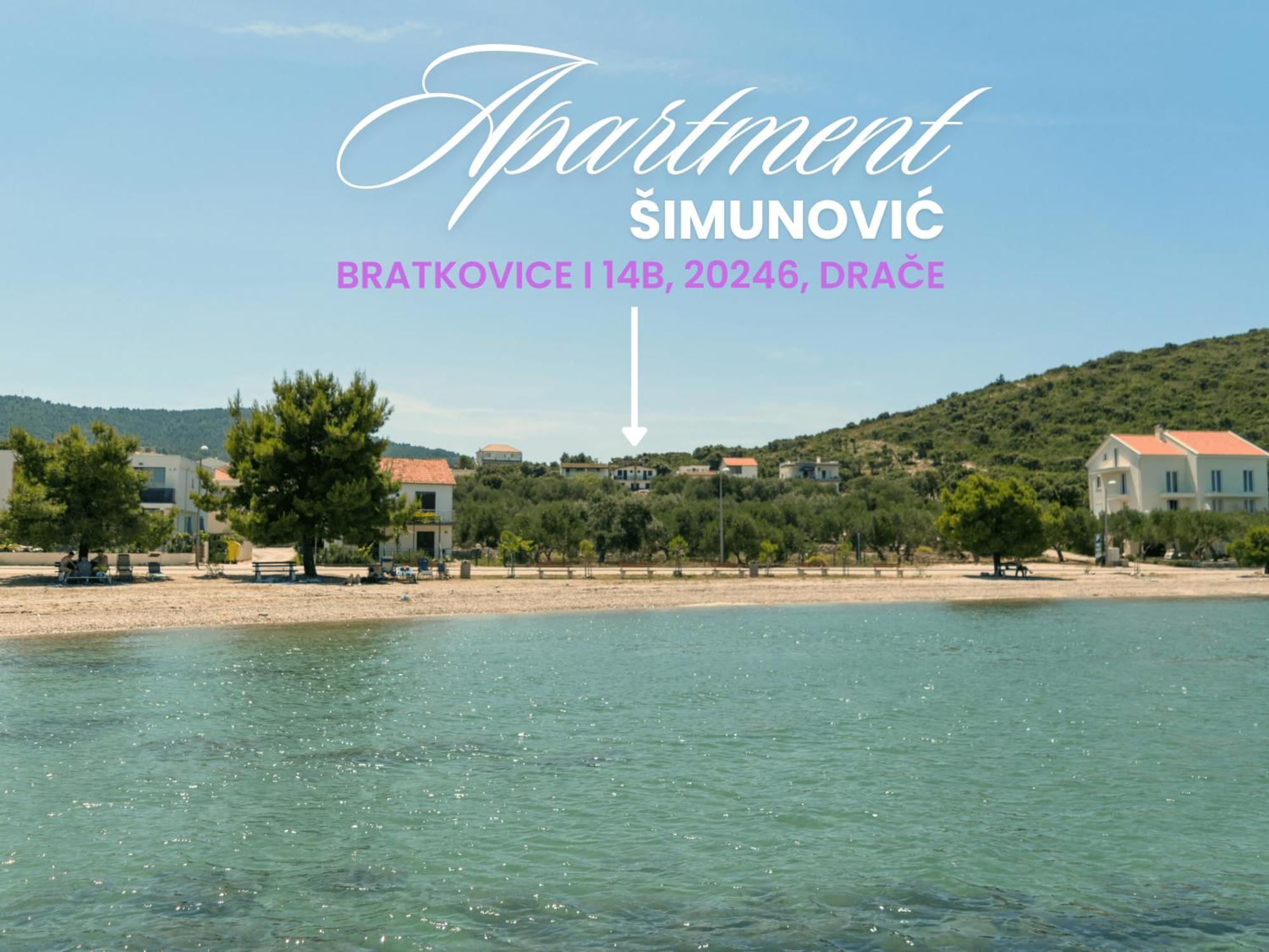 Apartment Simunovic Drače Dış mekan fotoğraf